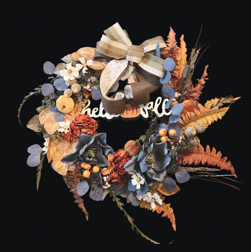 Hello Fall wreath - Picture 3 of 8